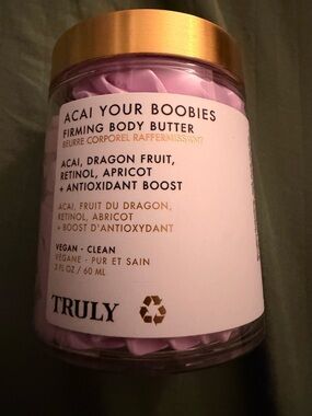 TRULY Firming Body Butter - Lavender Cream with Gold Lid